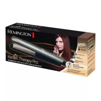 Remington Keratin Therapy Pro S8590 žehlička na vlasy, 5 teplot, rychlé zahřátí, automatické vypínání, pouzdro