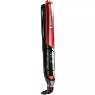 Remington S9600 žehlička na vlasy, rychlonahřívání, regulace teploty, automatické vypnutí, červená Remington S9600 žehlička na vlasy, rychlonahřívání, regulace teploty, automatické vypnutí, červená