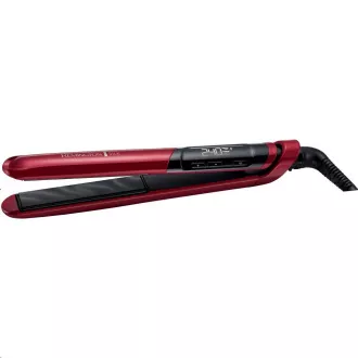 Remington S9600 žehlička na vlasy, rychlonahřívání, regulace teploty, automatické vypnutí, červená Remington S9600 žehlička na vlasy, rychlonahřívání, regulace teploty, automatické vypnutí, červená