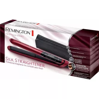 Remington S9600 žehlička na vlasy, rychlonahřívání, regulace teploty, automatické vypnutí, červená Remington S9600 žehlička na vlasy, rychlonahřívání, regulace teploty, automatické vypnutí, červená