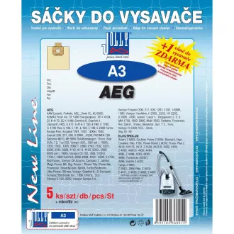 A 3 SÁČEK DO VYSAVAČE JOLLY A 3 SÁČEK DO VYSAVAČE JOLLY
