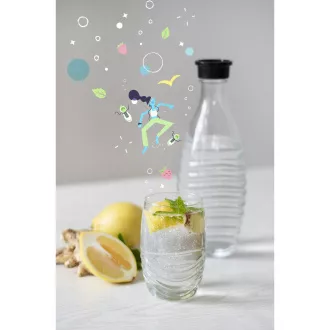 Crystal Black/Metal výrobník vody SODA