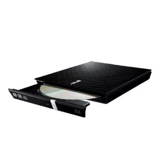 ASUS DVD Writer SDRW-08D2S-U LITE/BLACK, External Slim DVD-RW, black, USB