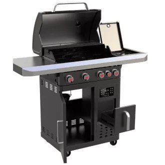 Landmann Plynový gril FRYTON COOK PTS 4.1 (15,0 kW) litinový rošt s fritézou Landmann Plynový gril FRYTON COOK PTS 4.1 (15,0 kW) litinový rošt s fritézou