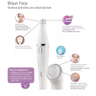 SE 830 EPILÁTOR NA TVÁŘ BRAUN SE 830 EPILÁTOR NA TVÁŘ BRAUN