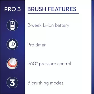 PRO 3 3000 CROSS ACTION KARTÁČEK ORAL-B