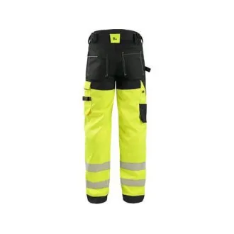 Kalhoty CXS BENSON výstražné, pánské, žluto-černé, vel. 52