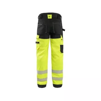 Kalhoty CXS BENSON výstražné, pánské, žluto-černé, vel. 54