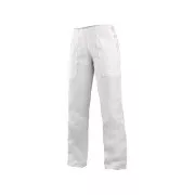 Dámské kalhoty DARJA s pasem do gumy, bílé, vel. 36