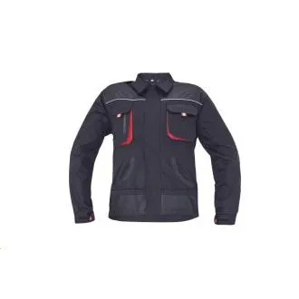 FF CARL BE-01-002 bunda černá/červená 50