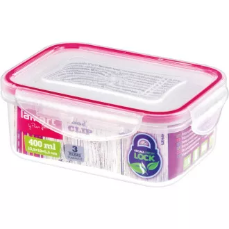 LT6006 DÓZA OBDELNÍK 400ML CLIP LAMART
