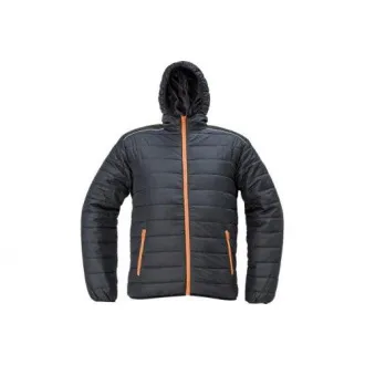 MAX VIVO LIGHT bunda černá/oranžová vel. XXXL