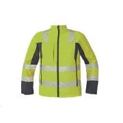 MALTON softshell. bunda HV žlutá S