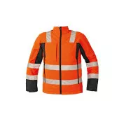 MALTON softshell. bunda HV žlutá M