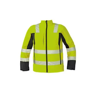 MALTON softshell. bunda HV žlutá XL