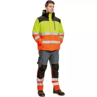 KNOXFIELD HV WINTER parka oranžová XXL