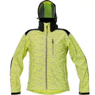 KNOXFIELD printed softshell červená XL