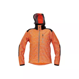 KNOXFIELD printed softshell žlutá L