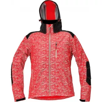 KNOXFIELD printed softshell oranžová M