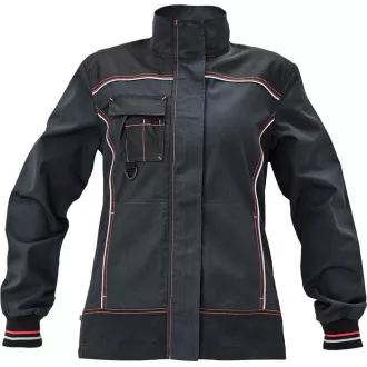 KNOXFIELD LADY bunda antracit/červená 44