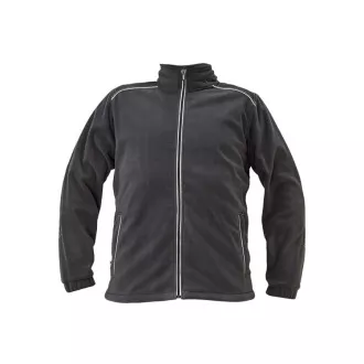 KNOXFIELD fleece bunda antracit/červ M KNOXFIELD fleece bunda antracit/červ M