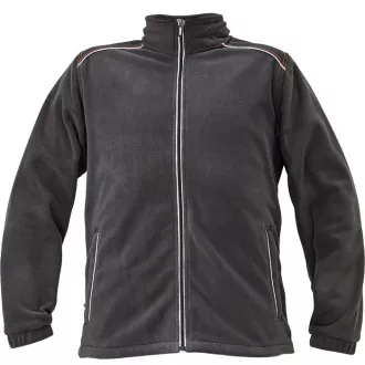 KNOXFIELD fleece bunda antrac/oranž XS