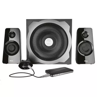 TRUST Reproduktory 2.1 Tytan Subwoofer Speaker Set - black, černá