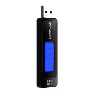 TRANSCEND Flash Disk 64GB JetFlash®760, USB 3.0 (R:80/W:25 MB/s) černá/tmavě modrá TRANSCEND Flash Disk 64GB JetFlash®760, USB 3.0 (R:80/W:25 MB/s) černá/tmavě modrá
