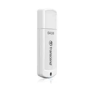 TRANSCEND Flash Disk 64GB JetFlash®370, USB 2.0 (R:16/W:6 MB/s) bílá