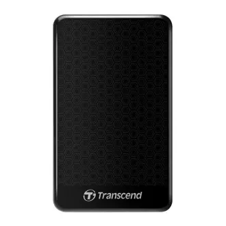 TRANSCEND externí HDD USB 3.1 StoreJet 25A3, 1TB, Black (nárazuvzdorný, 256-bit AES)