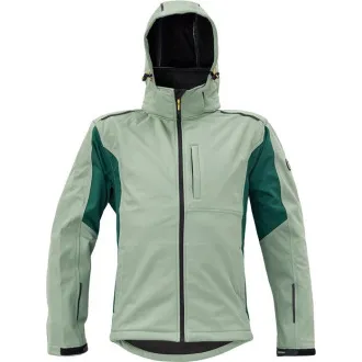 DAYBORO softshell bunda tm.hnědá S