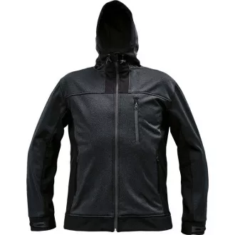 HUYER SOFTSHELL bunda černá XS