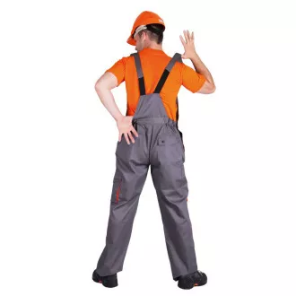 DESMAN kalhoty lacl šedá/oranžová 60