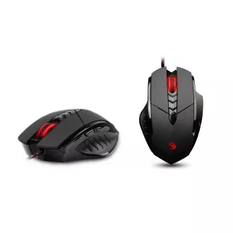 A4tech BLOODY V7 herní myš, až 3200DPI, V-Track technologie, 160KB paměť, USB, CORE 3, kovové podložky