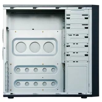 CHIEFTEC skříň Mesh Series Miditower, CQ-01B-U3-OP, Black, bez zdroje