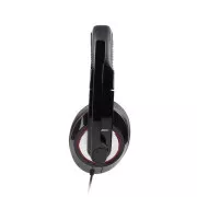 GEMBIRD sluchátka s mikrofonem MHS-U-001 Gaming, černá, USB