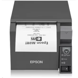 EPSON TM-T70II pokladní tiskárna, USB + serial, černá, řezačka, se zdrojem