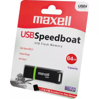USB FD 64GB 3.1 Speedboat black MAXELL