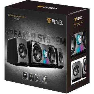 YSP 215 BK Desktop Speaker System YENKEE