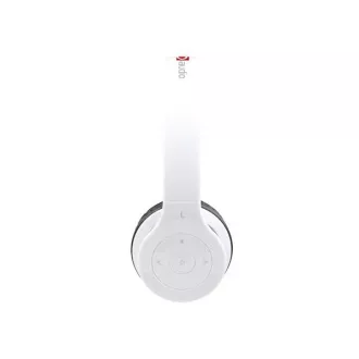 GEMBIRD sluchátka s mikrofonem Berlin, Bluetooth, bílá