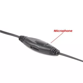 GEMBIRD sluchátka s mikrofonem MHS-903, černá
