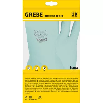 GREBE GREEN rukavice nitril zel. 33 cm 7