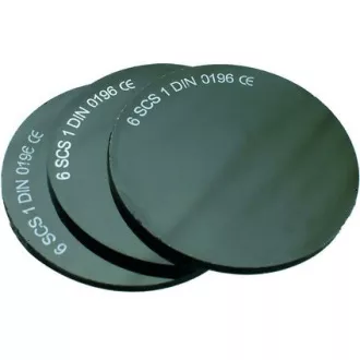 Sklo do svářečských brýlí, průměr 50 mm, tm. č. 5