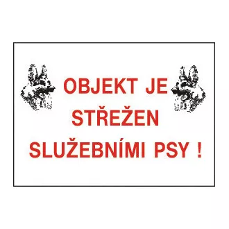 12721 T.Pozor-Objekt střež.-bezp.tabulka
