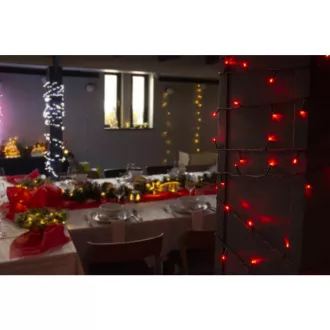 RXL 307 řetěz 150LED 15+5m RED RETLUX