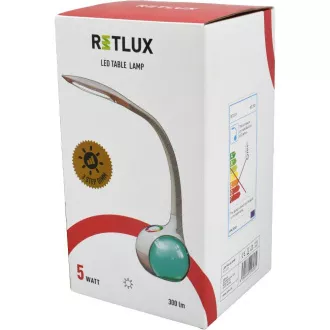 RTL 202 stm.LED lamp.bílá RGB 5W RETLUX