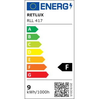 RLL 417 GU10 bulb 9W WW RETLUX