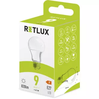 RLL 404 A60 E27 bulb 9W CW        RETLUX