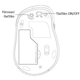 iTec myš optická Bluetooth 244 - černá