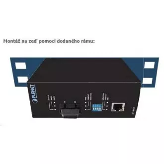 Planet ISW-501T, 5x 10/100, DIN, IP30, rozšířený teplotní rozsah -40~75 st.C